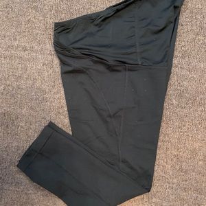 MATERNITY Black Cropped Leggings